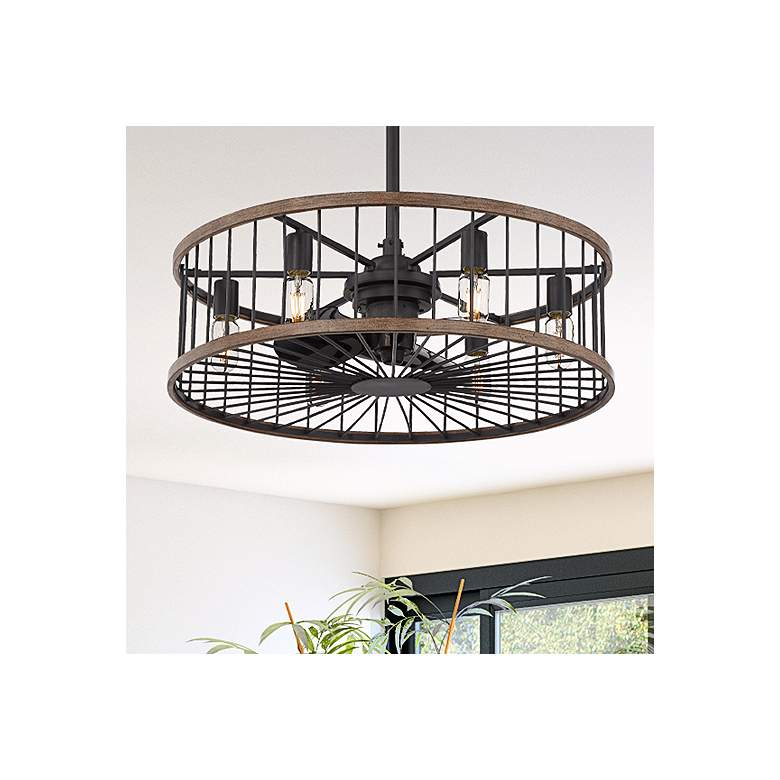Image 2 26" Savoy House Kona Sapele LED Fan D'Lier with Remote