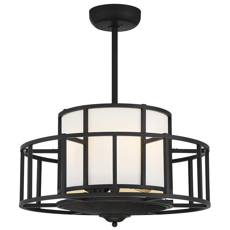 Image 1 26" Savoy House Oslo 4-Light Matte Black Fan D'Lier Ceiling Fan