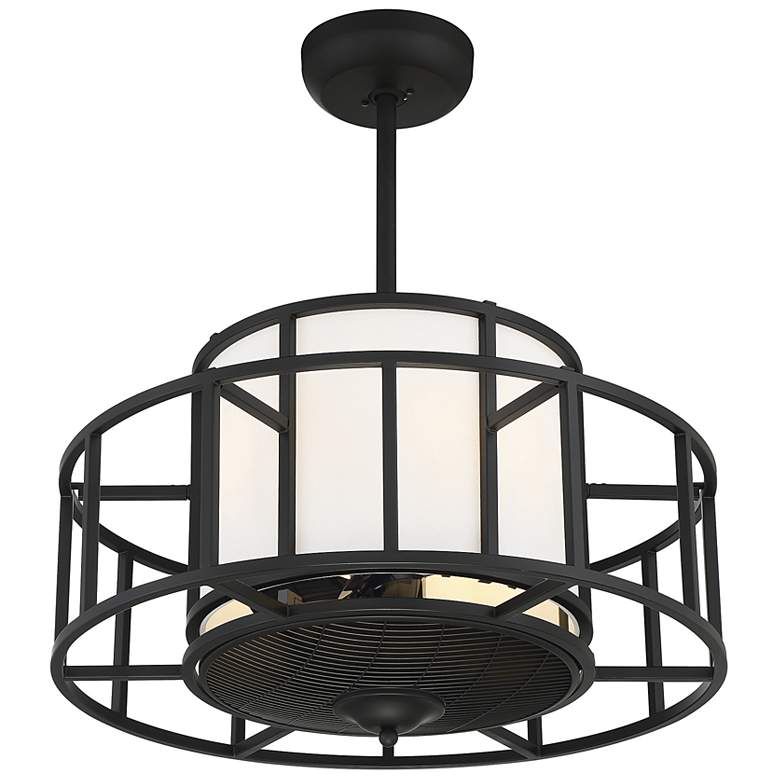 Image 4 26" Savoy House Oslo 4-Light Matte Black Fan D'Lier Ceiling Fan more views