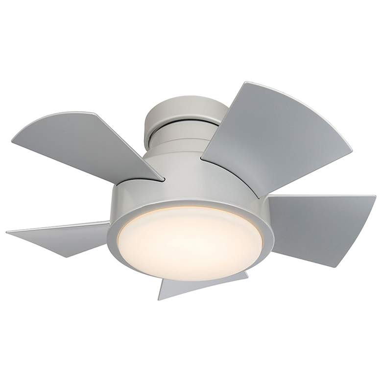 Image 2 26" Vox Titanium Silver 2700K LED Smart Hugger Ceiling Fan