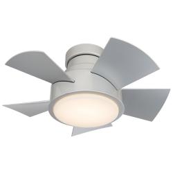 26" Vox Titanium Silver 2700K LED Smart Hugger Ceiling Fan