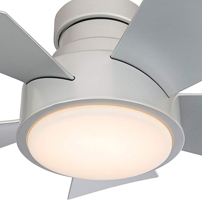 Image 3 26" Vox Titanium Silver 2700K LED Smart Hugger Ceiling Fan more views