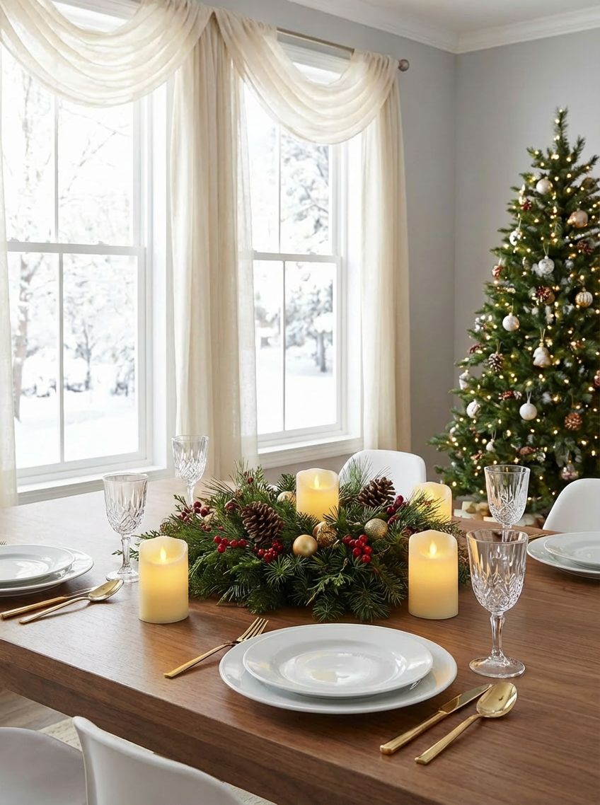Licht 5" High Flicker Flame Battery Powered Unscented Candle Set of 6 in scene