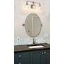 1_Bryant 24" Wide Brushed Nickel 3-Light Vanity Bath Light in scene