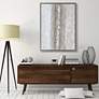 Thumbnail1 of Sandpath 40" Wide Textured Metallic Framed Canvas Wall Art in scene