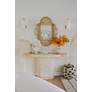 1_Mitzi Freda 12 1/2" High Aged Brass Wall Sconce in scene