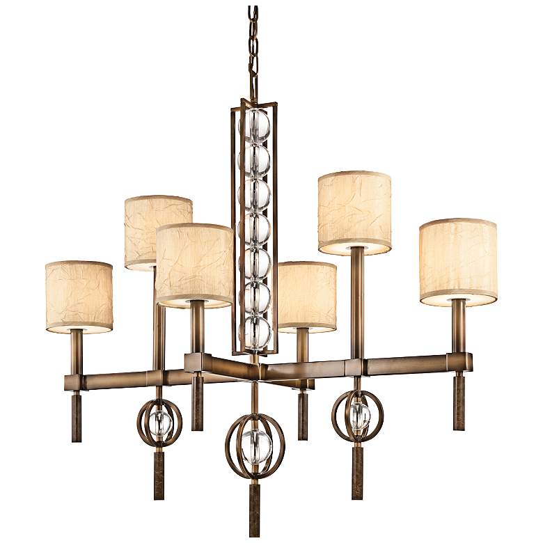 Image 1 26Wx41H 6LT CELESTIAL CHANDELIER