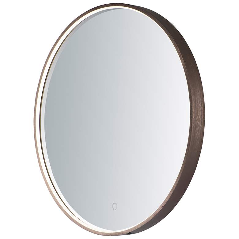 Image 1 27.5 inch Round LED Mirror