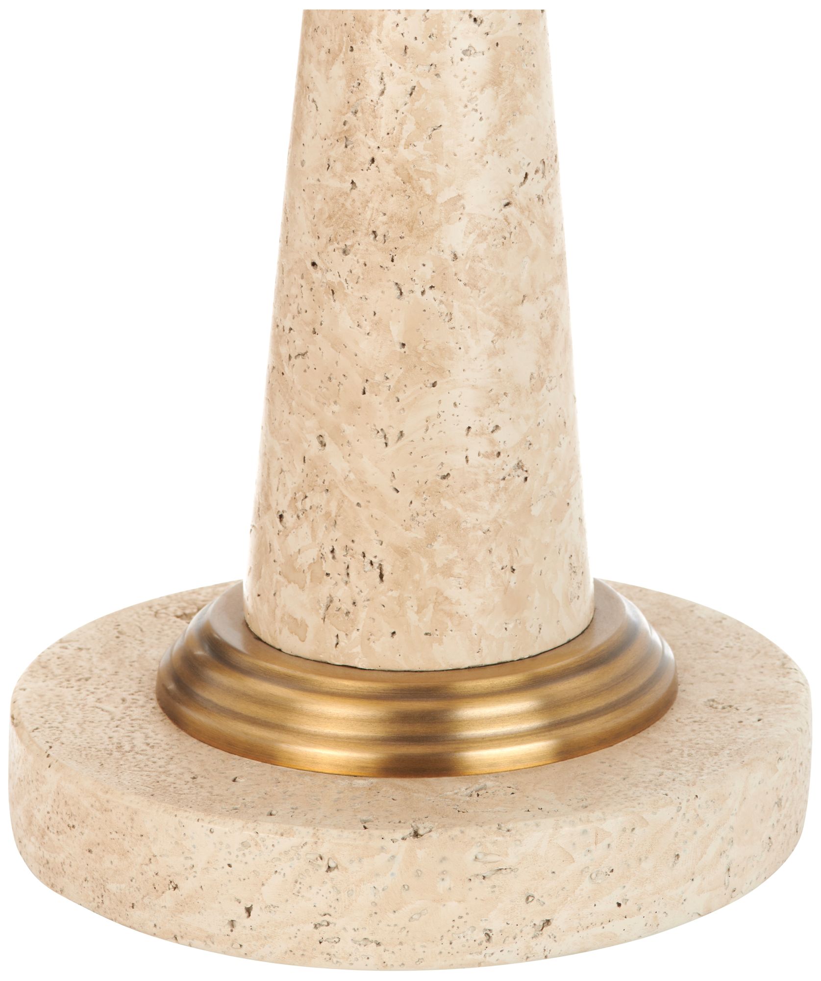 Image 4 27.75"H Resin Table Lamp with Oat Linen Shade more views