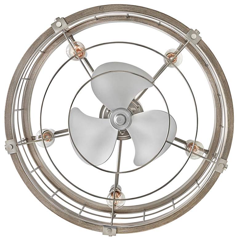 Image 4 27" Hinkley Bryce Brushed Nickel LED Fandelier Ceiling Fan with Remote more views