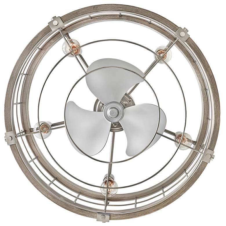 Image 4 27" Hinkley Bryce Brushed Nickel LED Fandelier Ceiling Fan with Remote more views