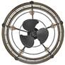 27" Hinkley Bryce Matte Black LED Fandelier Ceiling Fan with Remote