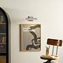 1_Kichler Carston 12 1/4" Wide Polished Nickel Direct Wire Picture Light in scene