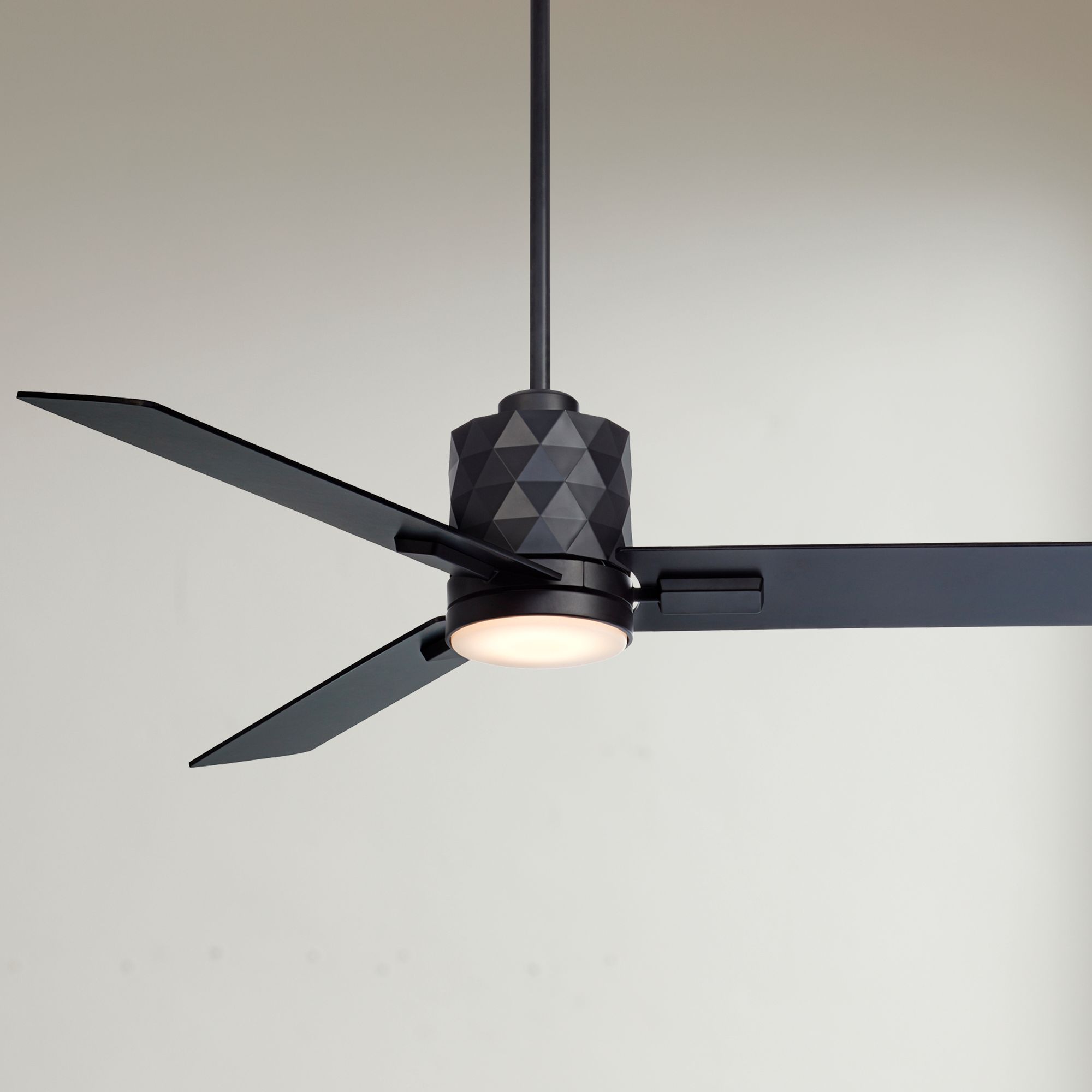 Watch A Video About the Casa Vieja Lex Matte Black LED Ceiling Fan with Remote/