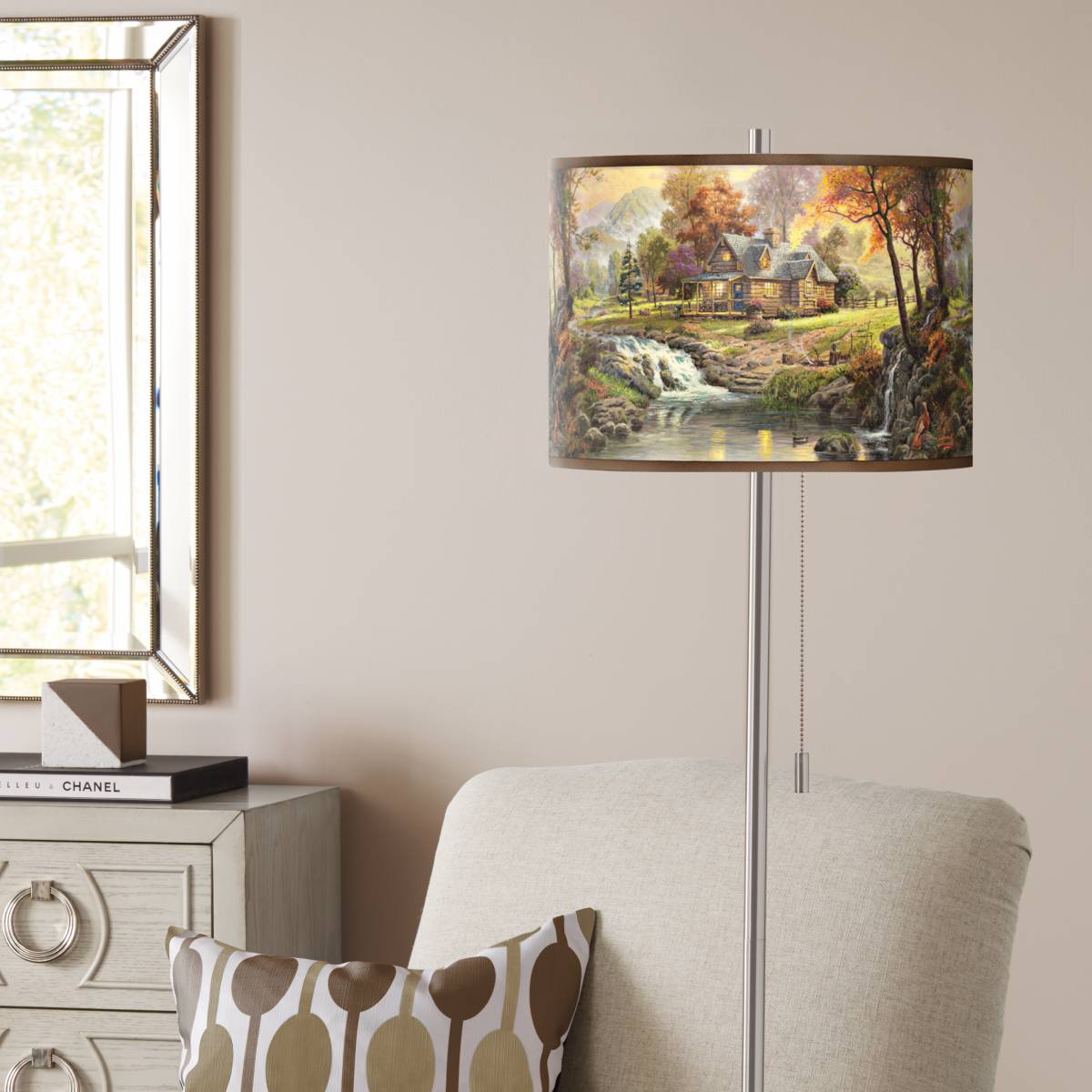 Thomas Kinkade Art Shade Floor Lamps Plus