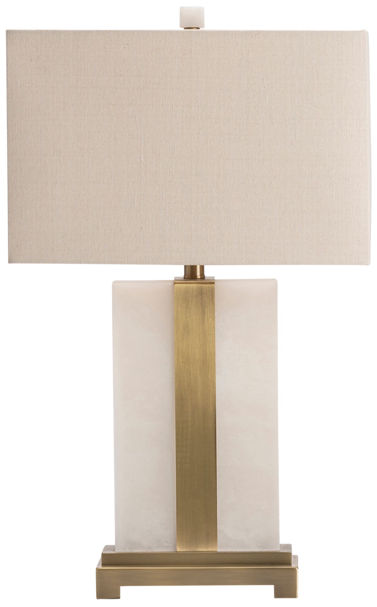 28.25"H Steart Table Lamp w/Oatmeal Linen Shade