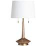 28.75"H WOOD TABLE LAMP