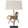 2_28 3/4" High Horse Lamp