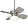 28" Casa Vieja Hana Bay Brushed Nickel LED Ceiling Fan