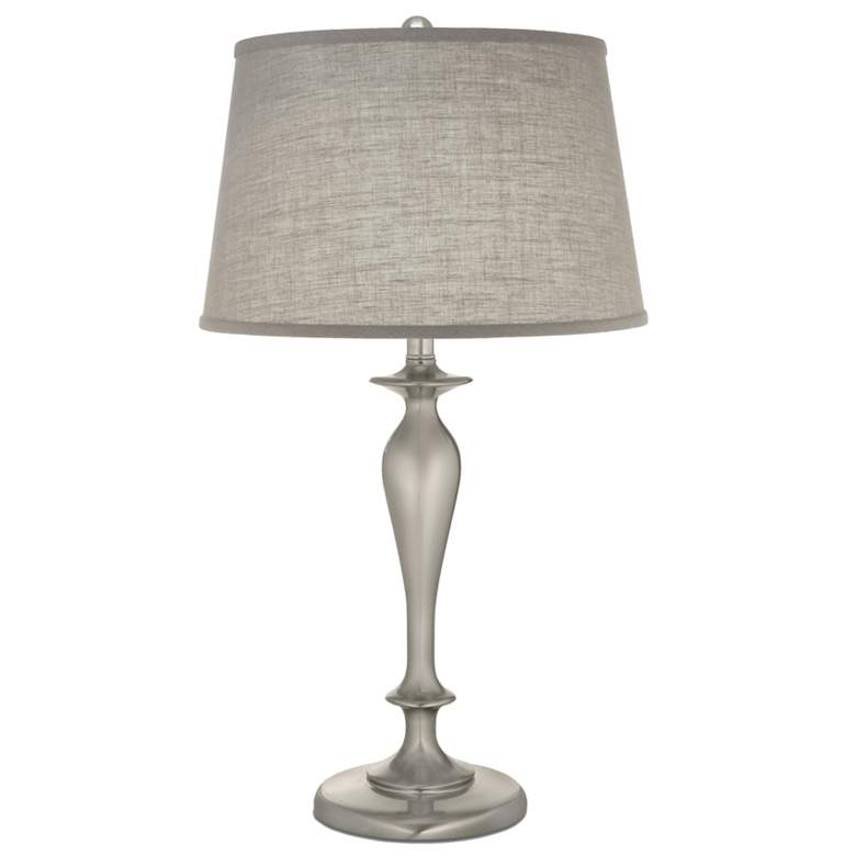 Image 1 28" H Satin Nickel Contemporary TL