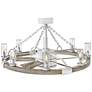 2_28" Hinkley Sawyer White Wet Rated LED Fandelier Smart Ceiling Fan more views