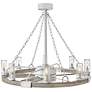 3_28" Hinkley Sawyer White Wet Rated LED Fandelier Smart Ceiling Fan more views