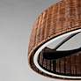 3_28" Maxim Tulum Dark Stained Rattan LED Smart Fandelier more views