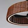 6_28" Maxim Tulum Dark Stained Rattan LED Smart Fandelier more views