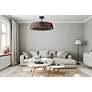 7_28" Maxim Tulum Dark Stained Rattan LED Smart Fandelier more views