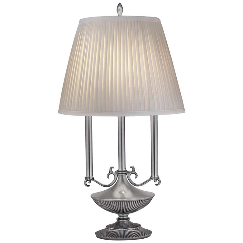 Image 1 29" H Pewter Desk Lamp