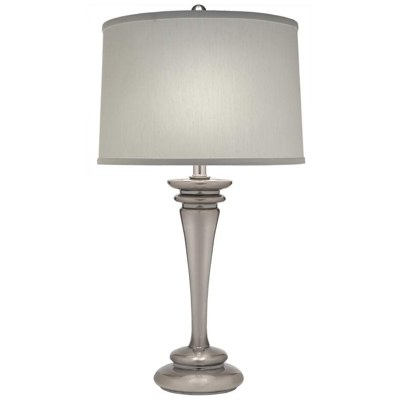Image 1 29" H Satin Nickel Contemporary Table Lamp