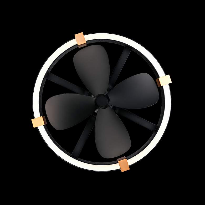 Image 6 29" Schonbek-Beyond Atomic Black Aged Brass LED Smart Crystal Fandelie more views