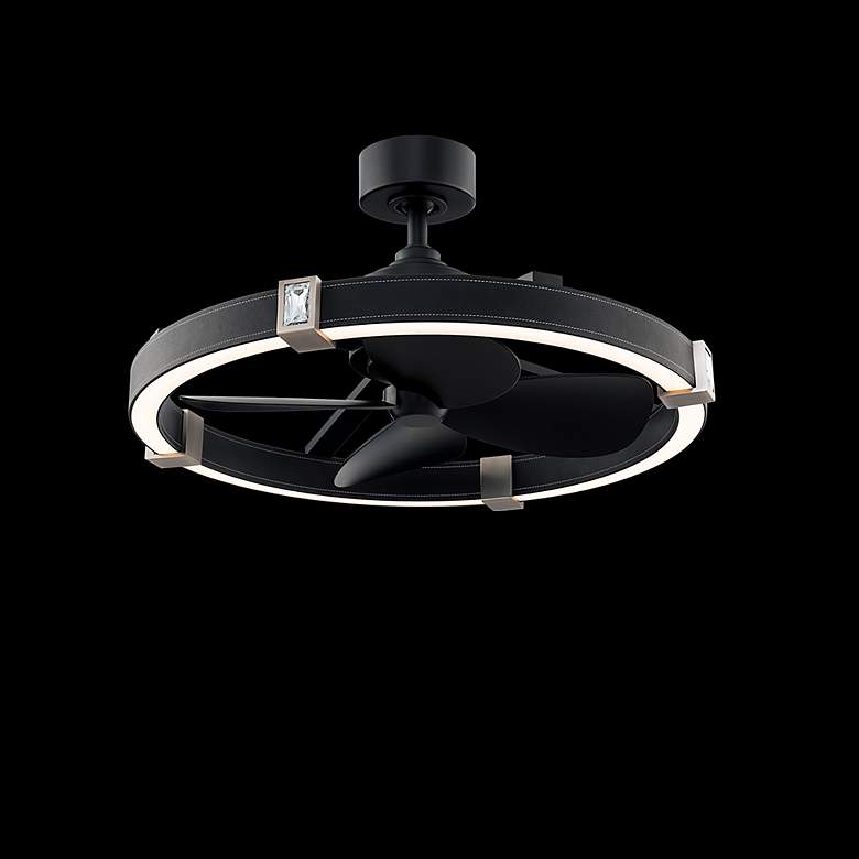 Image 4 29" Schonbek-Beyond Atomic Black Brushed Nickel LED Smart Crystal Fand more views