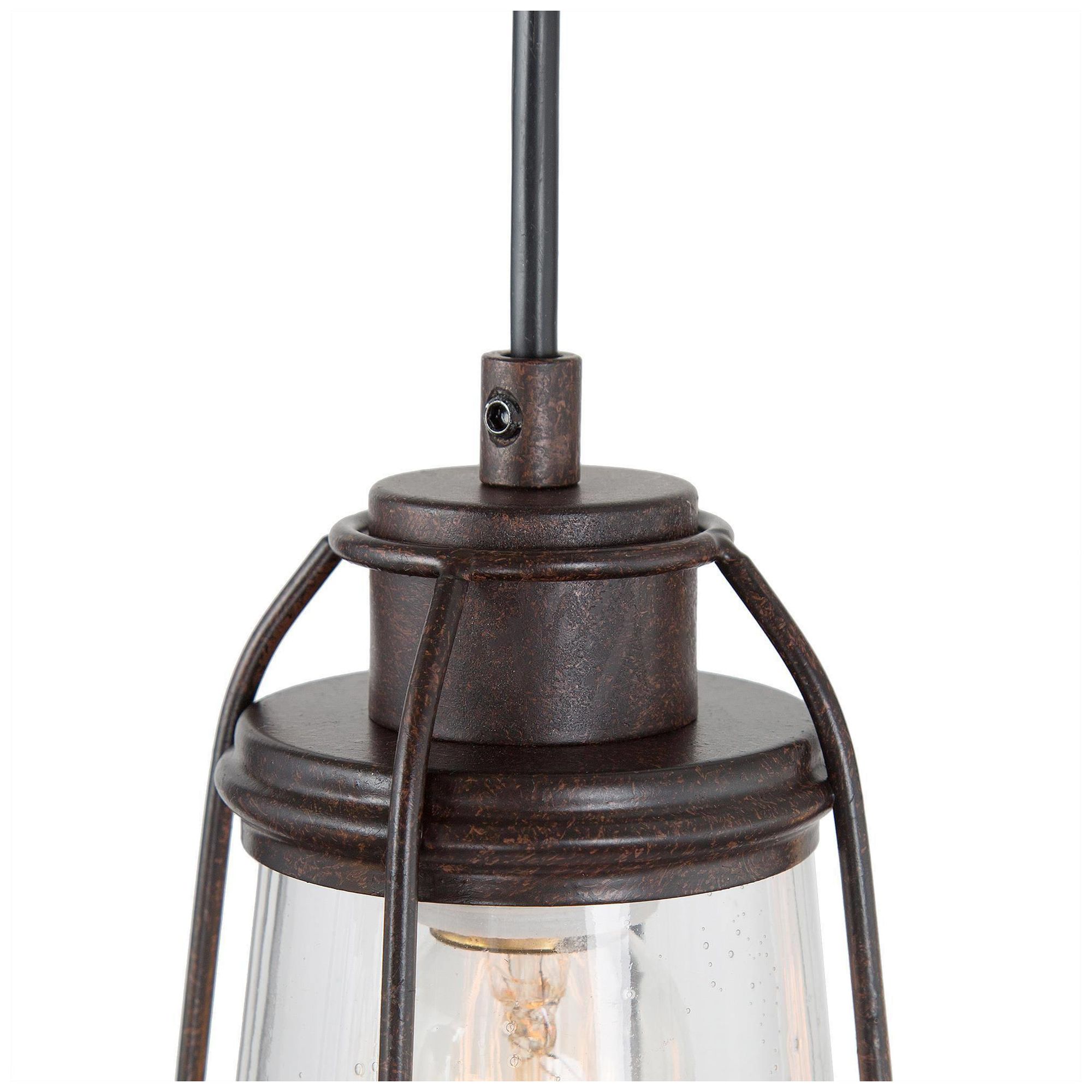 Image 2 29" Wide 5-Light Farmhouse Brown Island Chandelier more views