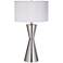 2D401 - Brushed Steel Table Lamp