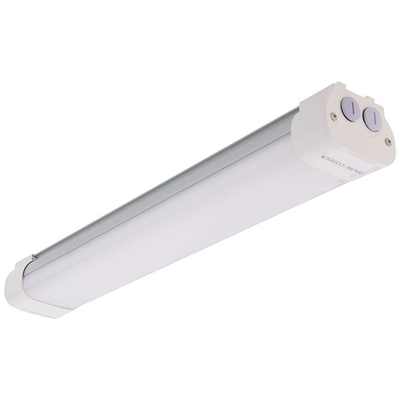 Image 1 2Ft 20 Watt LED Tri-Proof Linear Fixture CCT Selectable IP65 Rated