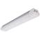 2Ft 20 Watt LED Tri-Proof Linear Fixture CCT Selectable IP65 Rated