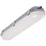 1_2Ft 20 Watt Vapor Proof Linear Fixture CCT Selectable IP65 and IK08 Rated