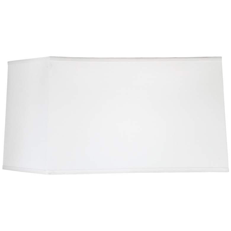 Image 1 2K227 - White Linen Square Lamp Shade