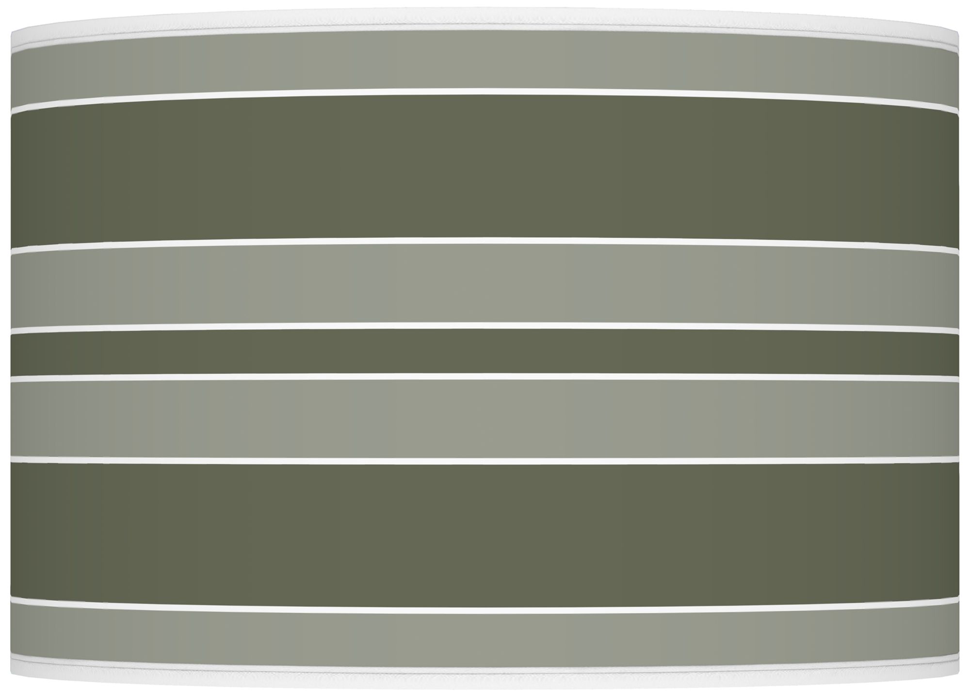 Color Plus Ovo 28 1/2" Bold Stripe Deep Lichen Green Table Lamp