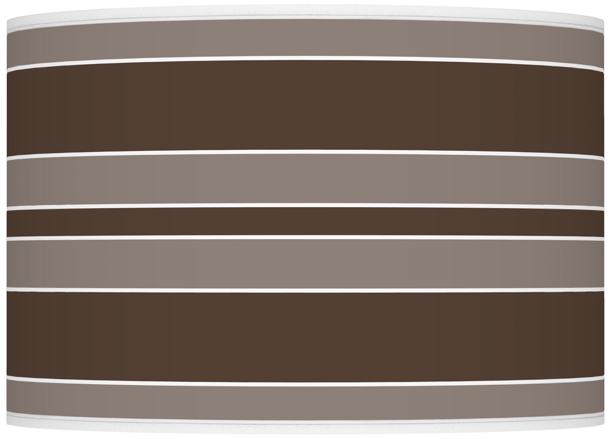 Color Plus Ovo 28 1/2" Bold Stripe Carafe Brown Table Lamp