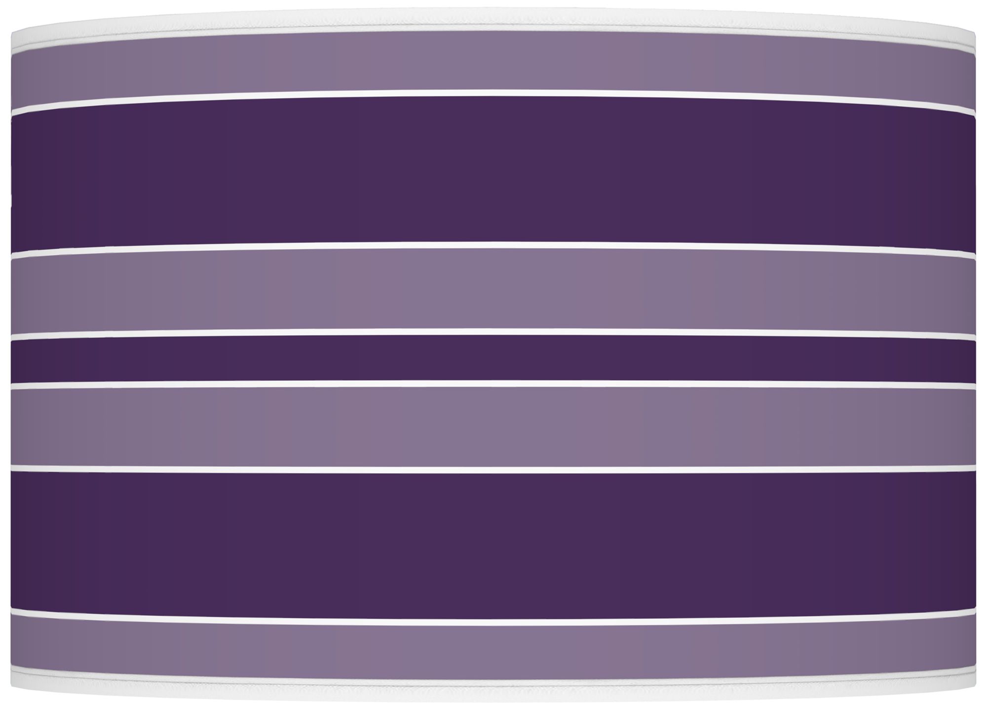 Color Plus Ovo 28 1/2" Bold Stripe Shade Acai Purple Table Lamp