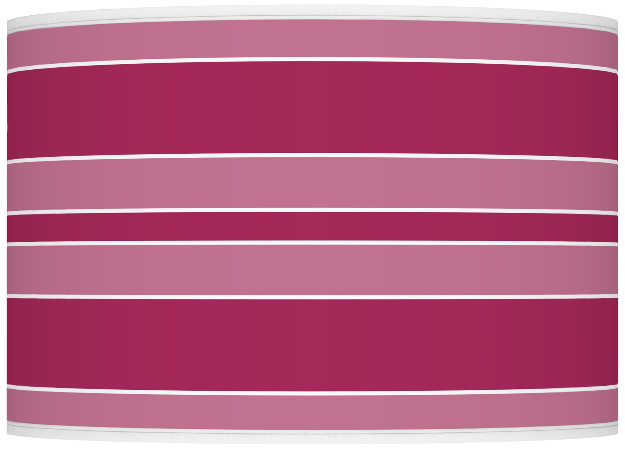 Color Plus Ovo 28 1/2" Bold Stripe Shade Vivacious Pink Table Lamp