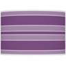 Passionate Purple Bold Stripe Ovo Table Lamp