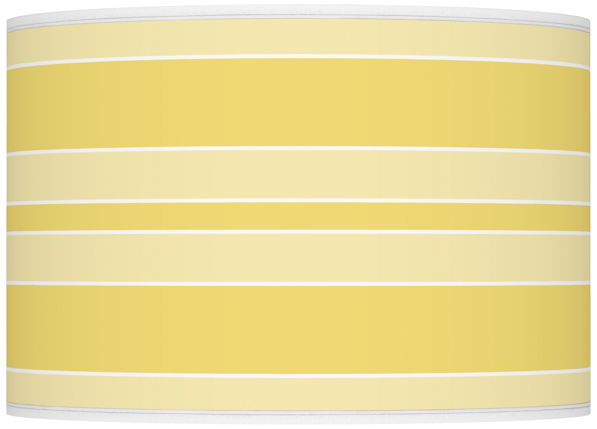 Color Plus Ovo 28 1/2" Bold Stripe Shade Daffodil Yellow Table Lamp