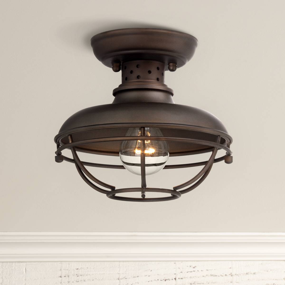Semi flush mount kitchen lights