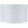 2V702 - White Linen Drum Lamp Shade