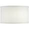2V708 - White Linen Drum Lamp Shade