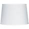 2W131" - Brussels White Drum Lamp Shade