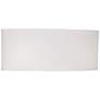 2W211" - Brussels White Oval Lamp Shade